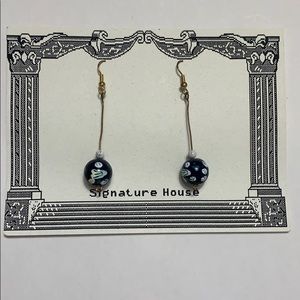 Handpainted dangle beads